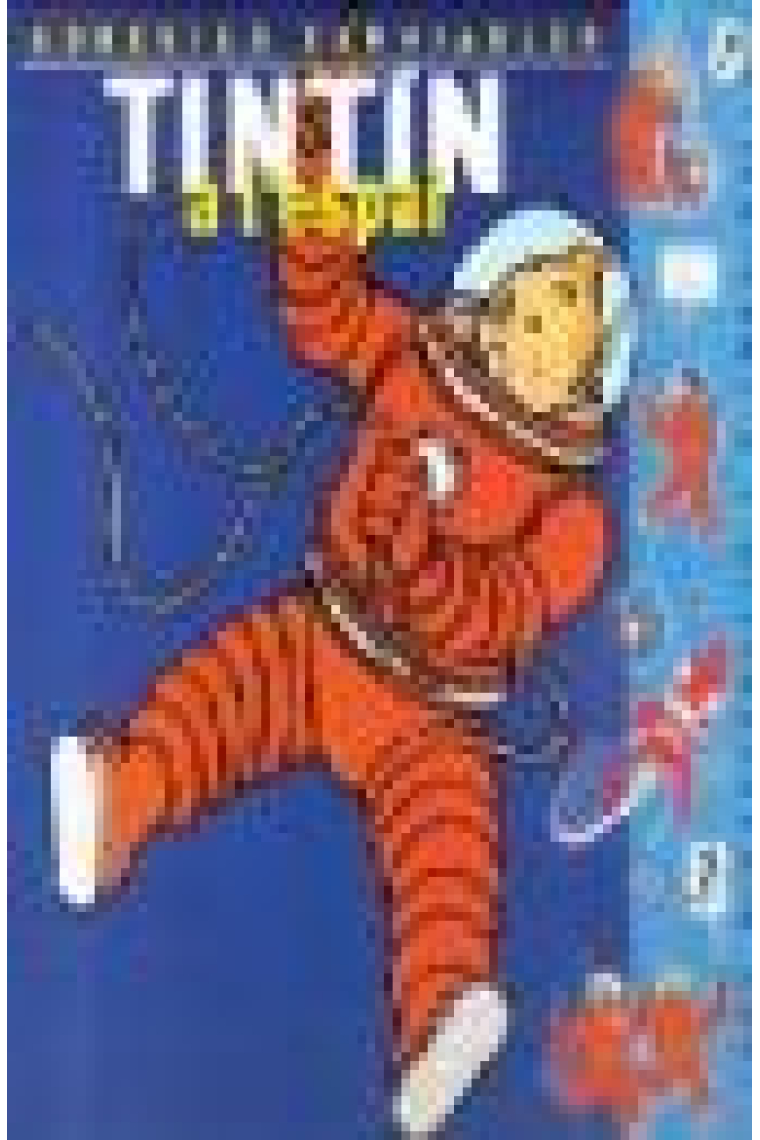 Tintín en el espacio (libro de pegatinas)