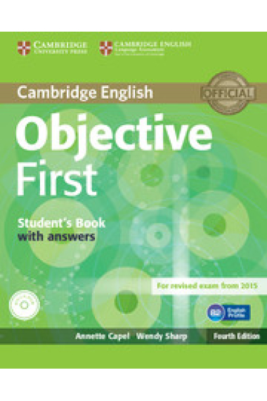 Objective First for Spanish Speakers Student's Pack with Answers (Student's Book with CD-ROM, Workbook with Audio CD) 4th Edition