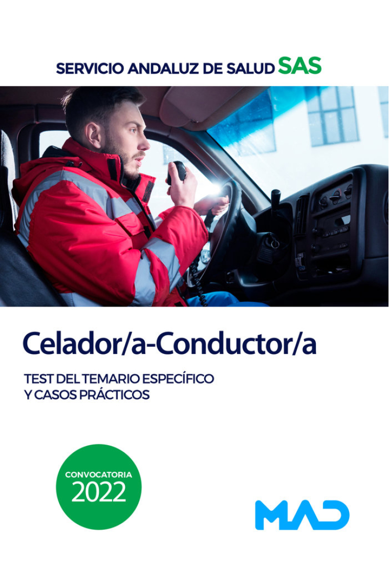 CELADOR/A CONDUCTOR/A SERVICIO ANDALUZ SALUD. TEST DE