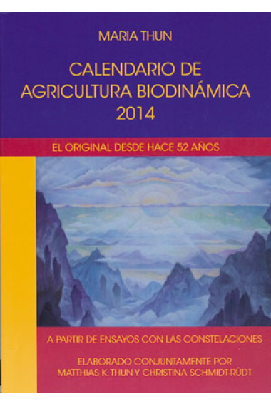 Calendario de agricultura Biodinámica 2014