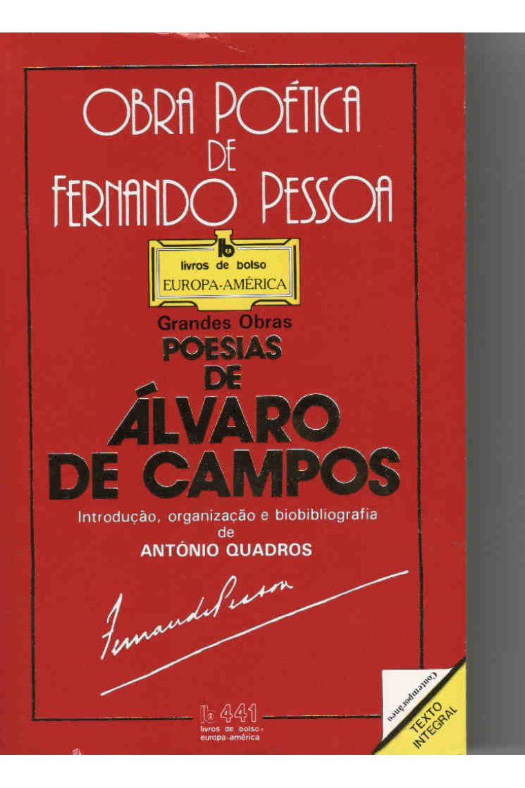 Poesias de Álvaro de Campos