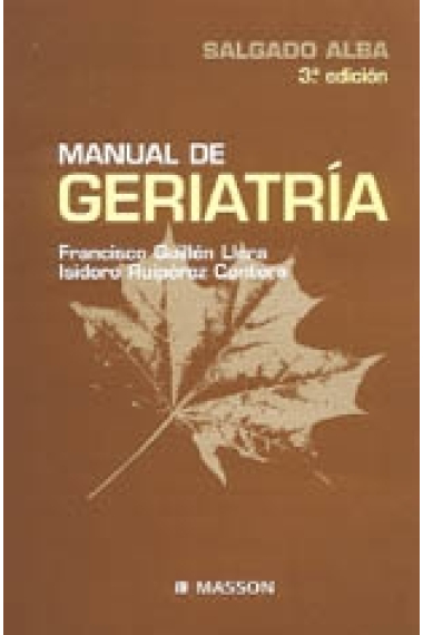 Manual de geriatría