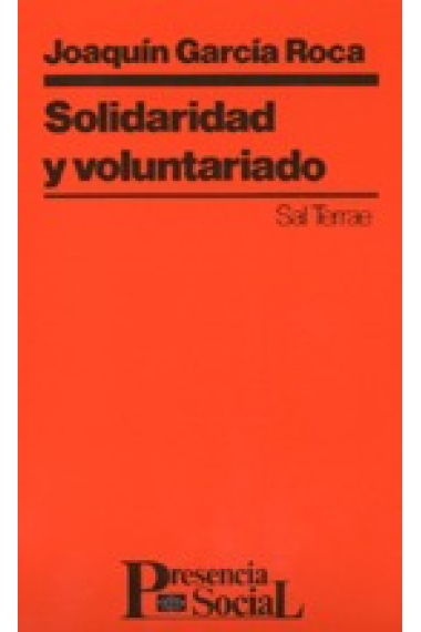 Solidaridad y voluntariado