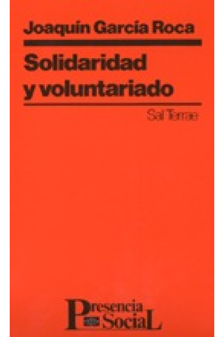 Solidaridad y voluntariado