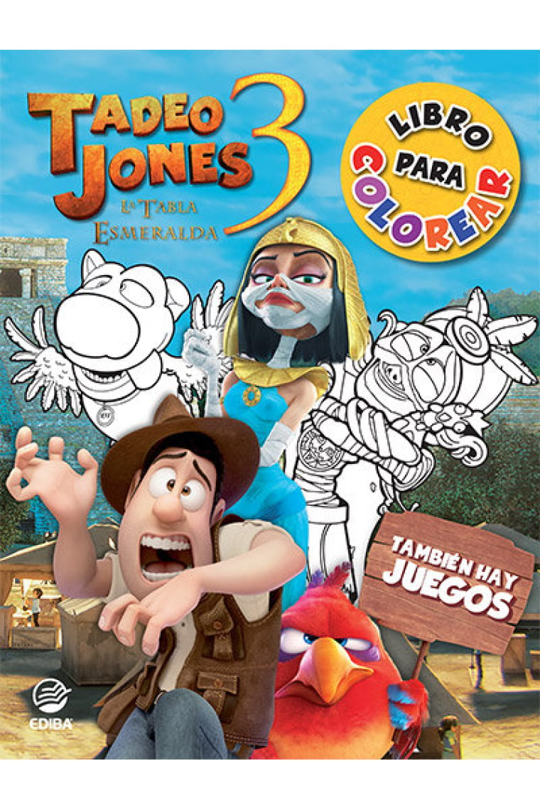 TADEO JONES. LIBRO DE COLOREAR