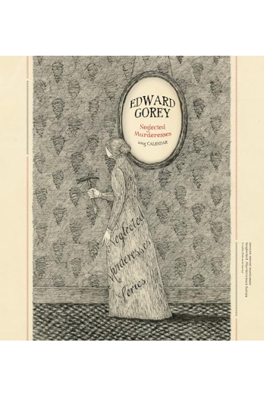 Edward Gorey: Neglected Murderesses 2025 Mini Wall Calendar (English, English, English and English Edition)