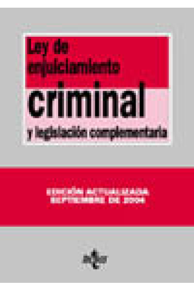 Ley de enjuiciamiento criminal