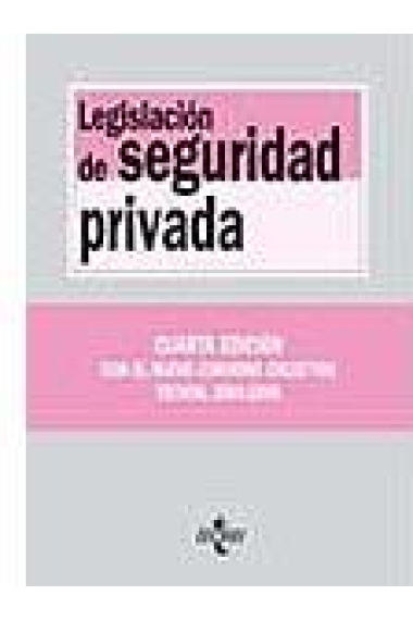 Legislación de seguridad privada