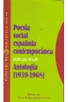 Poesía social española contemporánea: antología (1939-1968)