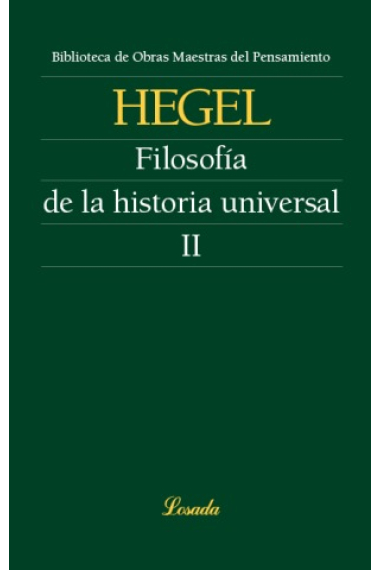 Filosofía de la historia universal (Tomo II)