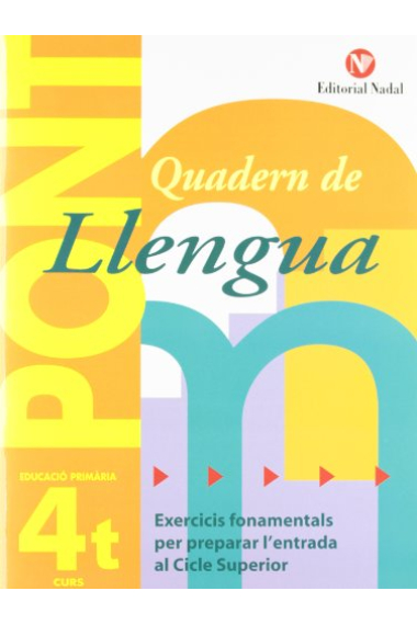 Pont. Quadern de Llengua 4t Primària