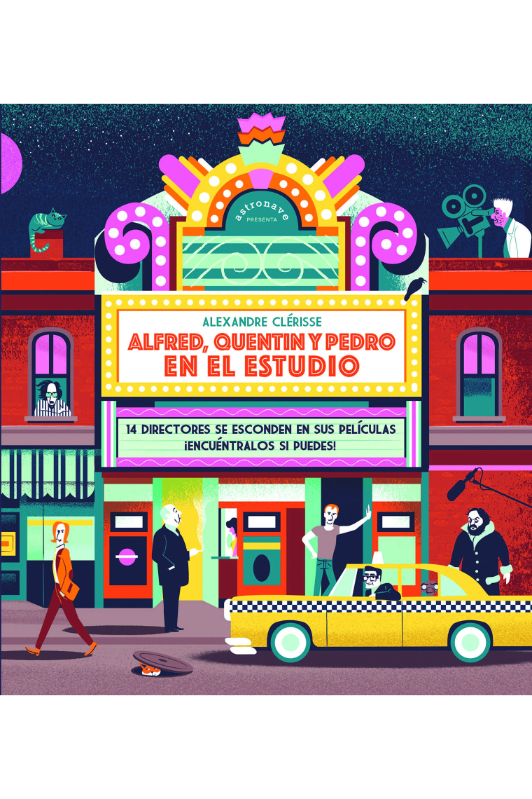 Alfred, Quentin y Pedro en el estudio (14 directores se esconden en sus películas, encuéntralos si puedes!)