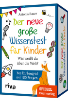 Der neue große Wissenstest für Kinder - Was weißt du über Die Welt?: Das Kartenspiel mit 100 Fragen