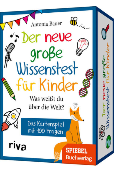 Der neue große Wissenstest für Kinder - Was weißt du über Die Welt?: Das Kartenspiel mit 100 Fragen