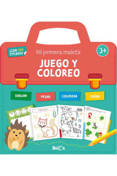 MI PRIMERA MALETA DE ACTIVIDADES JUEGO COLOREO +3