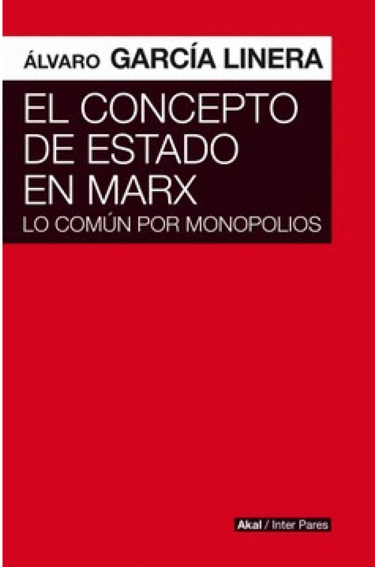 El concepto de Estado en Marx. Lo común por monopolios