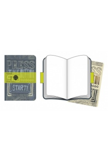 Moleskine* Press Start -Cover Art Journal- Letter (liso)