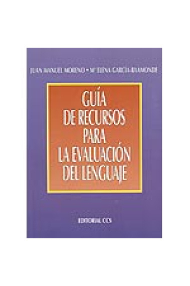 Guia de recursos para la evaluación del lenguaje