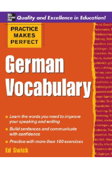 Practice Make Perfect: German Vocabulary