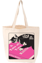 LoveLit A Tale of Two Kitties Cat Tote Bag