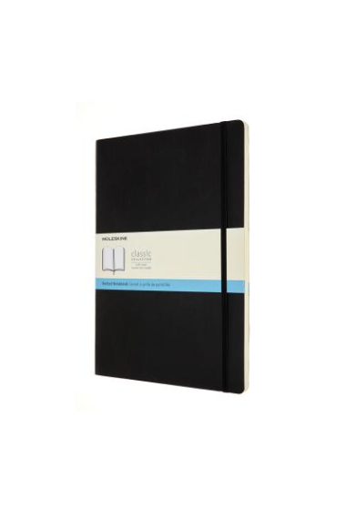 Moleskine Classic Notebook  A4 (Punteada/Dotted - Softcover - Black)