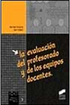 La evaluación del profesorado y de los equipos docentes