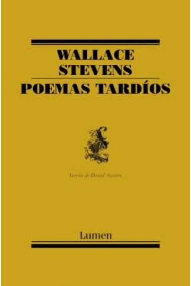 Poemas tardíos (bilingüe castellano-inglés)