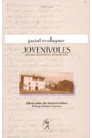 Jovenívoles. Poesies amatòries de joventut