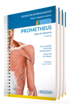 Prometheus. Atlas de Anatomía. Fichas de autoevaluación (Colección 3 tomos)