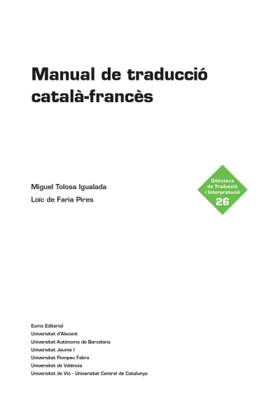 Manual de traducció català-francès