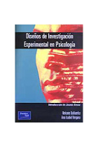 Diseños de investigacióm experimental en psicología. Modelos y análisis de datos mediante el SPSS 10.0