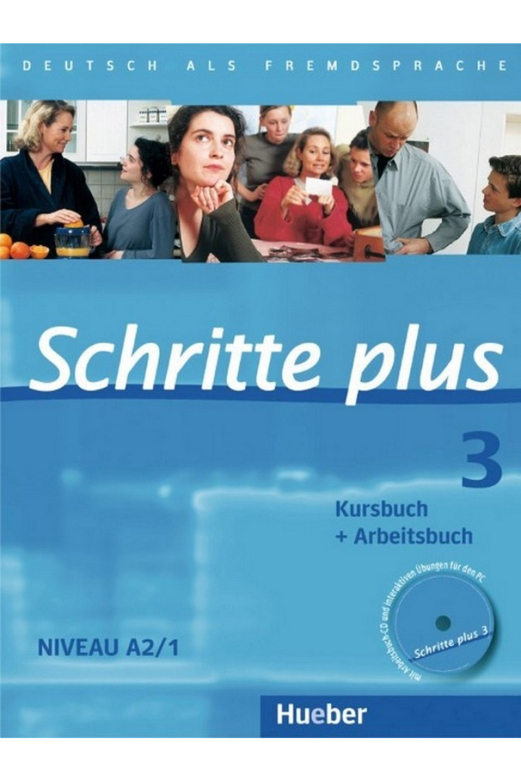 Schritte plus  Bd.3 Kursbuch + Arbeitsbuch, m. Audio-CD zum Arbeitsbuch