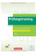 Prüfungstraining DaF: Goethe-Zertifikat B2 2019 -  Ubungsbuch + Losungen