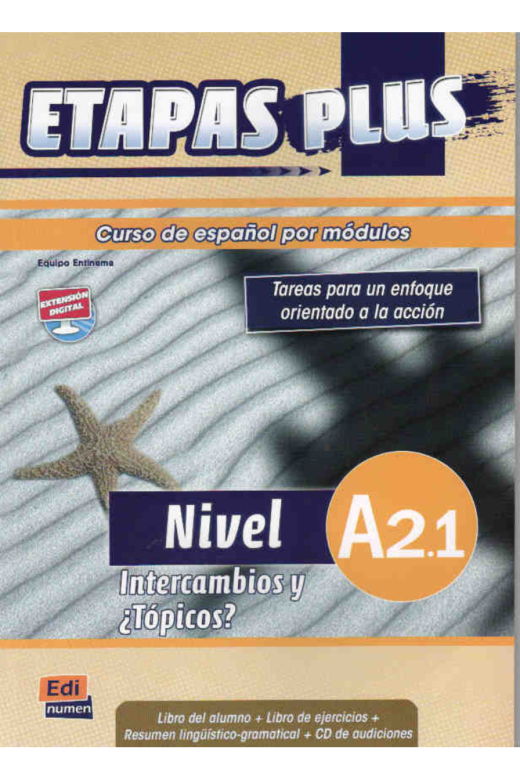 Etapas Plus A2.1 Libro del alumno + libro de ejercicios + CD