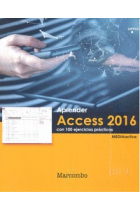 Aprender Access 2016 con 100 ejercicios prácticos