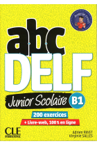 ABC DELF Junior scolaire - Niveau B1 - Livre + DVD + Livre-web - 2ème édition