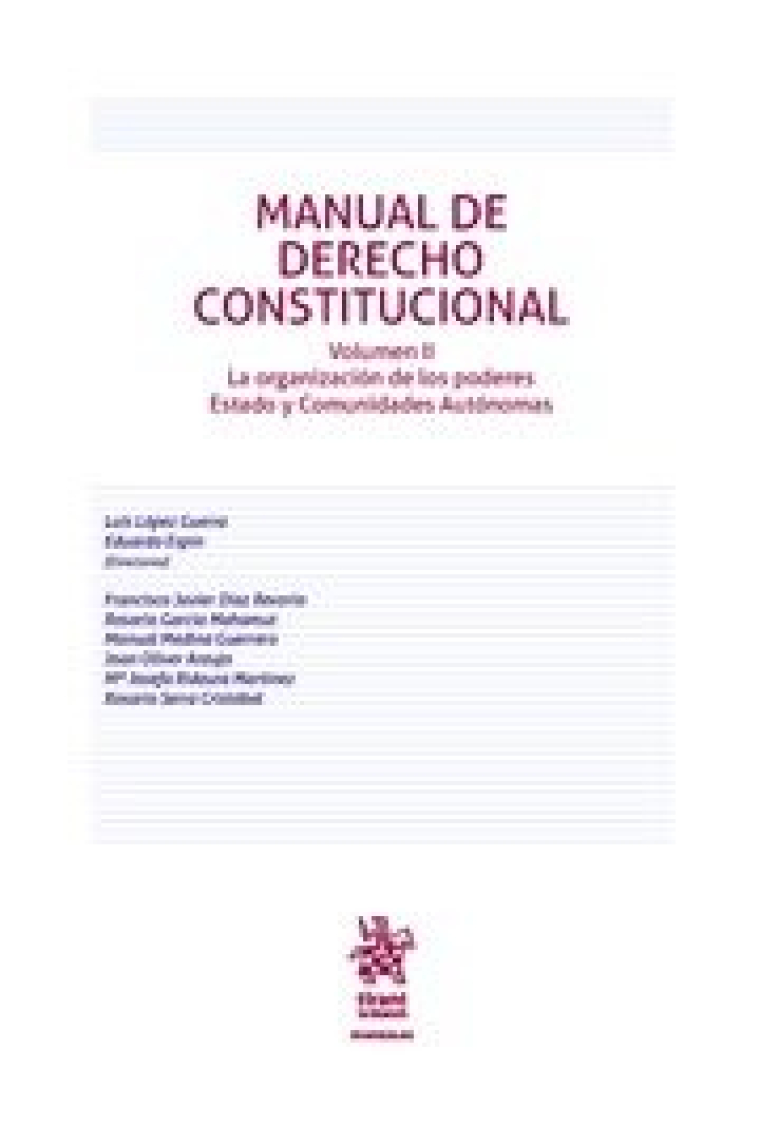 Manual de Derecho Constitucional. Vol 2