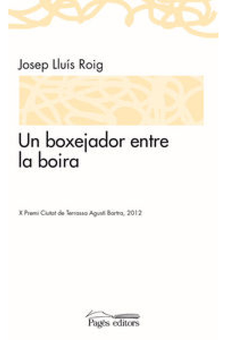 Un boxejador entre la boira