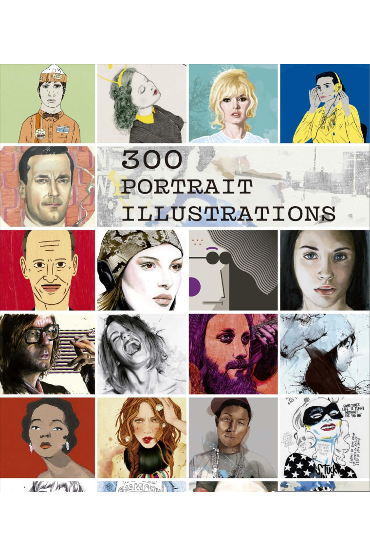 300 portrait illustrations