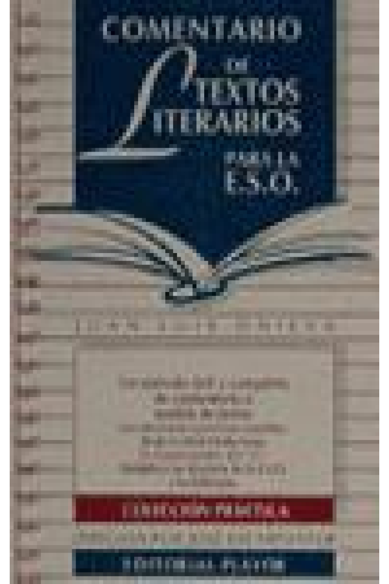 Comentario de textos literarios para la ESO