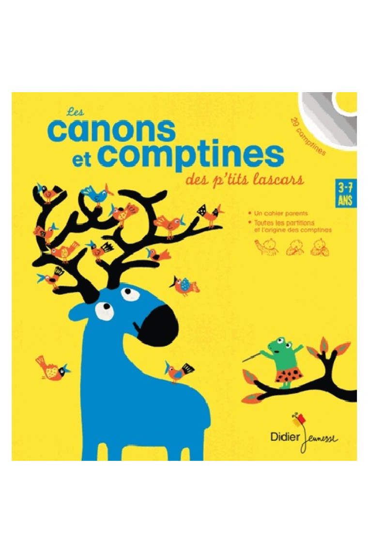 Les canons et comptines des p'tits lascars avec 1 CD audio