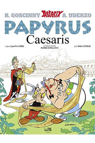 Asterix.  Papyrus Caesaris (Texto en latín)