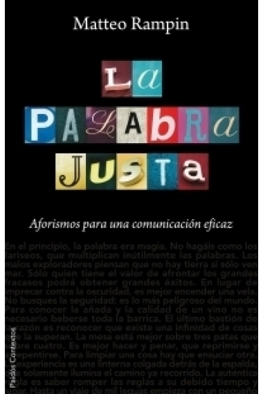 La palabra justa