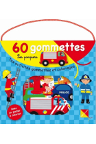 Les Pompiers - Tes activités gommettes et coloriages (Malette + 60 gommettes avec un poster à colorier)