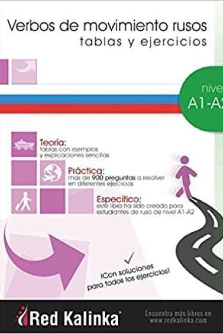 Verbos de movimiento rusos: tablas y ejercicios. Nivel A1-A2. para estudiantes de ruso