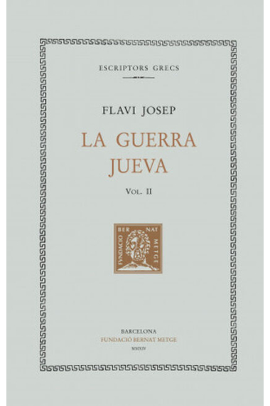 La guerra jueva, vol. II (llibres II-III)