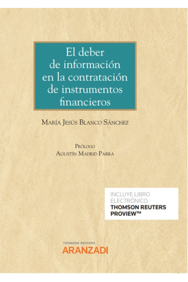 EL DEBER DE INFORMACION EN LA CONTRATACION DE INSTRUMENTOS F