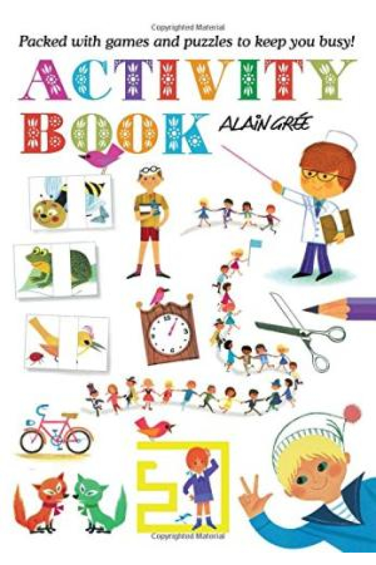 Activity Book. Packed with games and puzzles yo keep you busy!