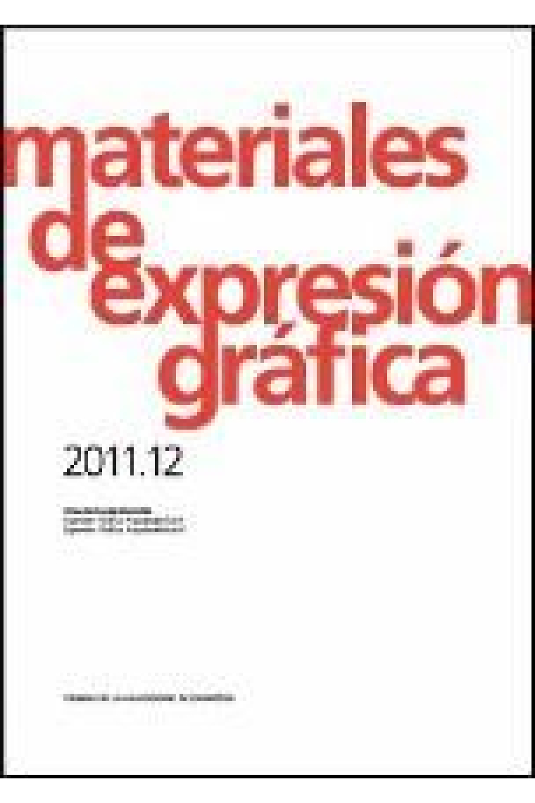 Materiales de expresión gráfica. 2011-12