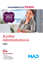 Auxiliar Administrativo/a del Ayuntamiento de Toledo. Test